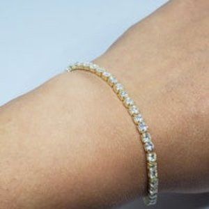 Real .925 Sterling Silver GP Bracelet